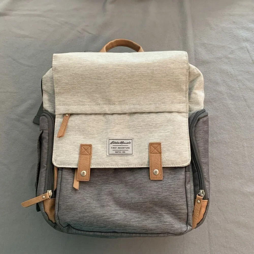 Eddie Bauer Backpack Diaper Bag First Adventure Mother Father GrandmotherGrandad